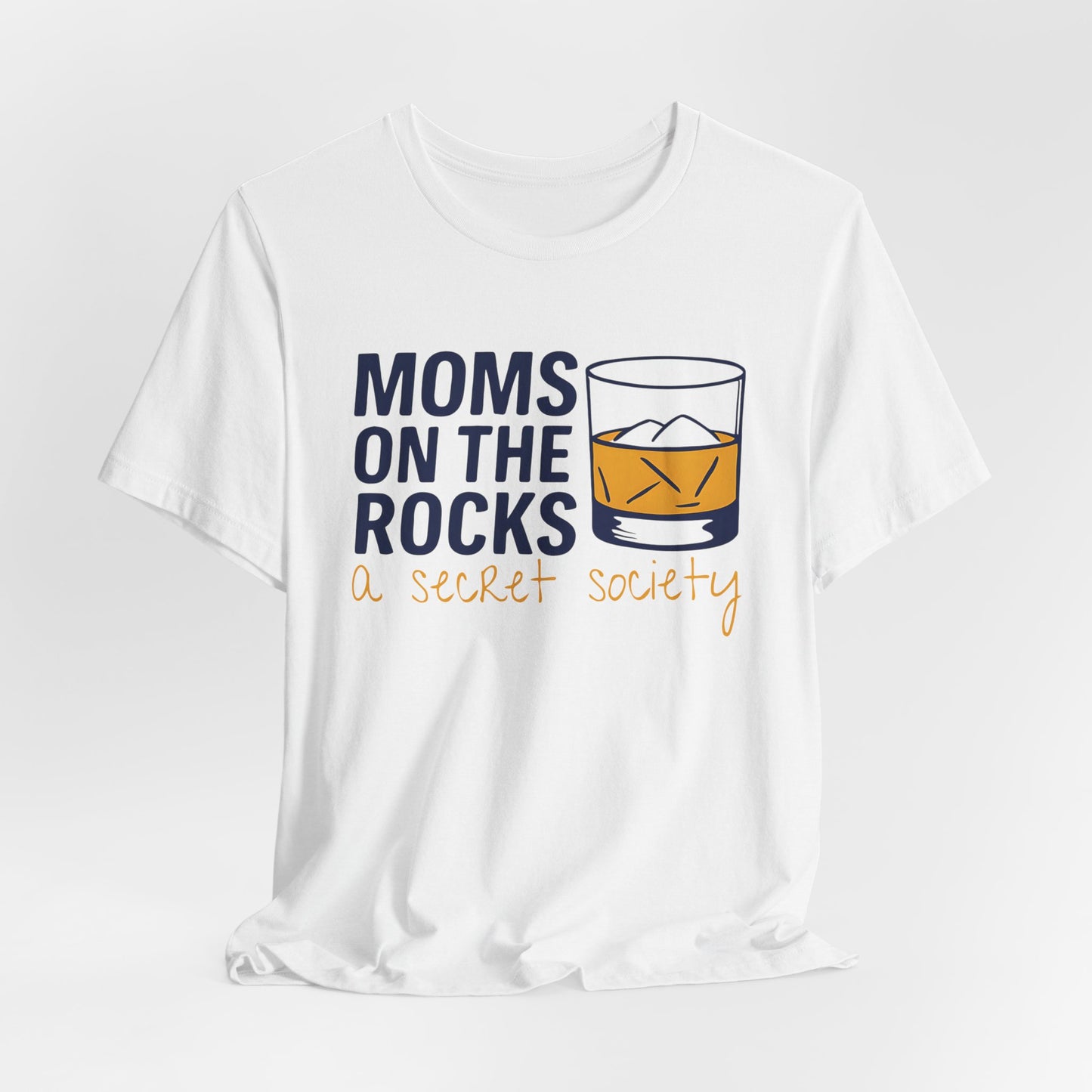 Moms on the Rocks Tee – Funny Graphic T-Shirt for Mom Life
