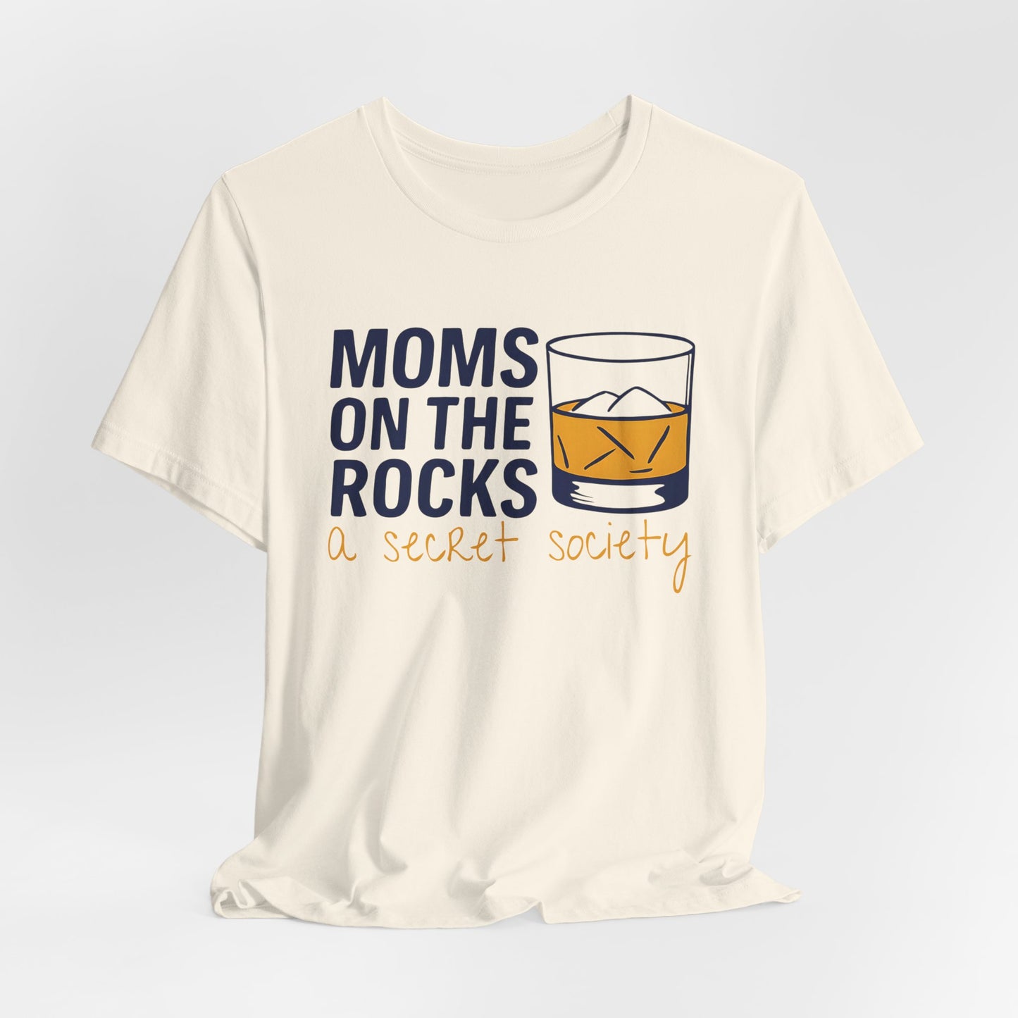 Moms on the Rocks Tee – Funny Graphic T-Shirt for Mom Life